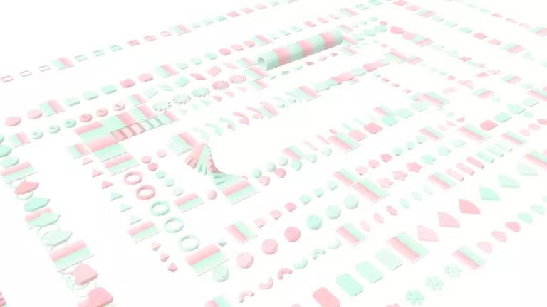 马卡龙色系长跑图