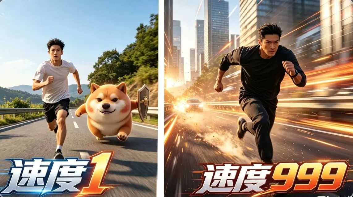 逃离刀盾狗每秒速度加1