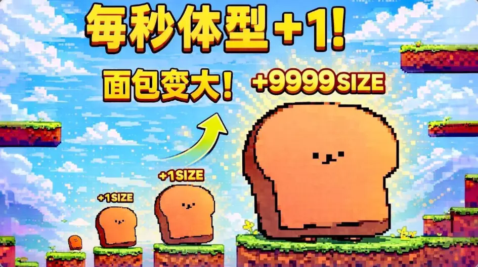 面包每秒体型+1#宠物