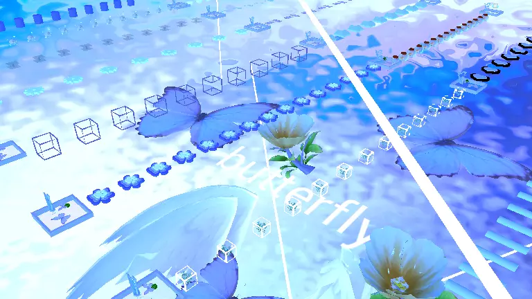蝶海蓝